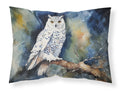 Snowy Owl Artwork Easy-Care Pillowcase