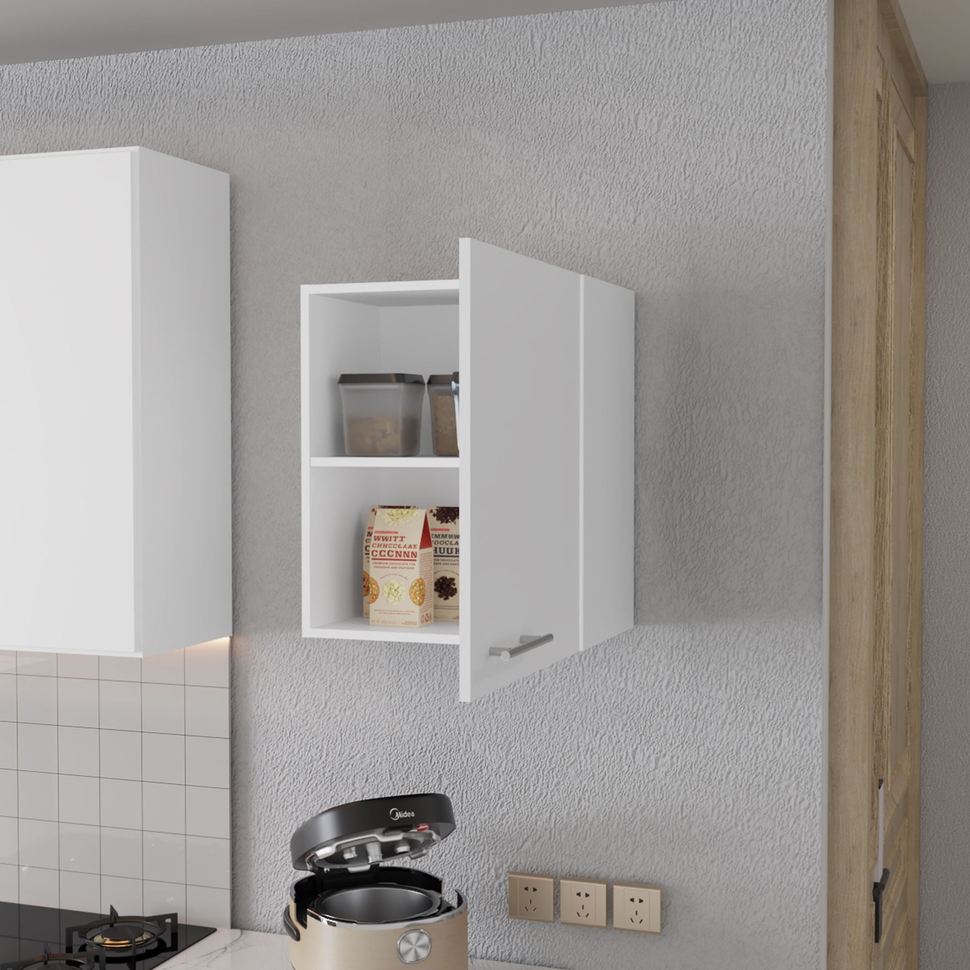 Space-Saving Wall Cabinet for Compact Kitchens
