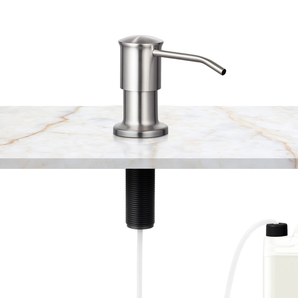 Built-In Sink Soap Dispenser with Extension Tube