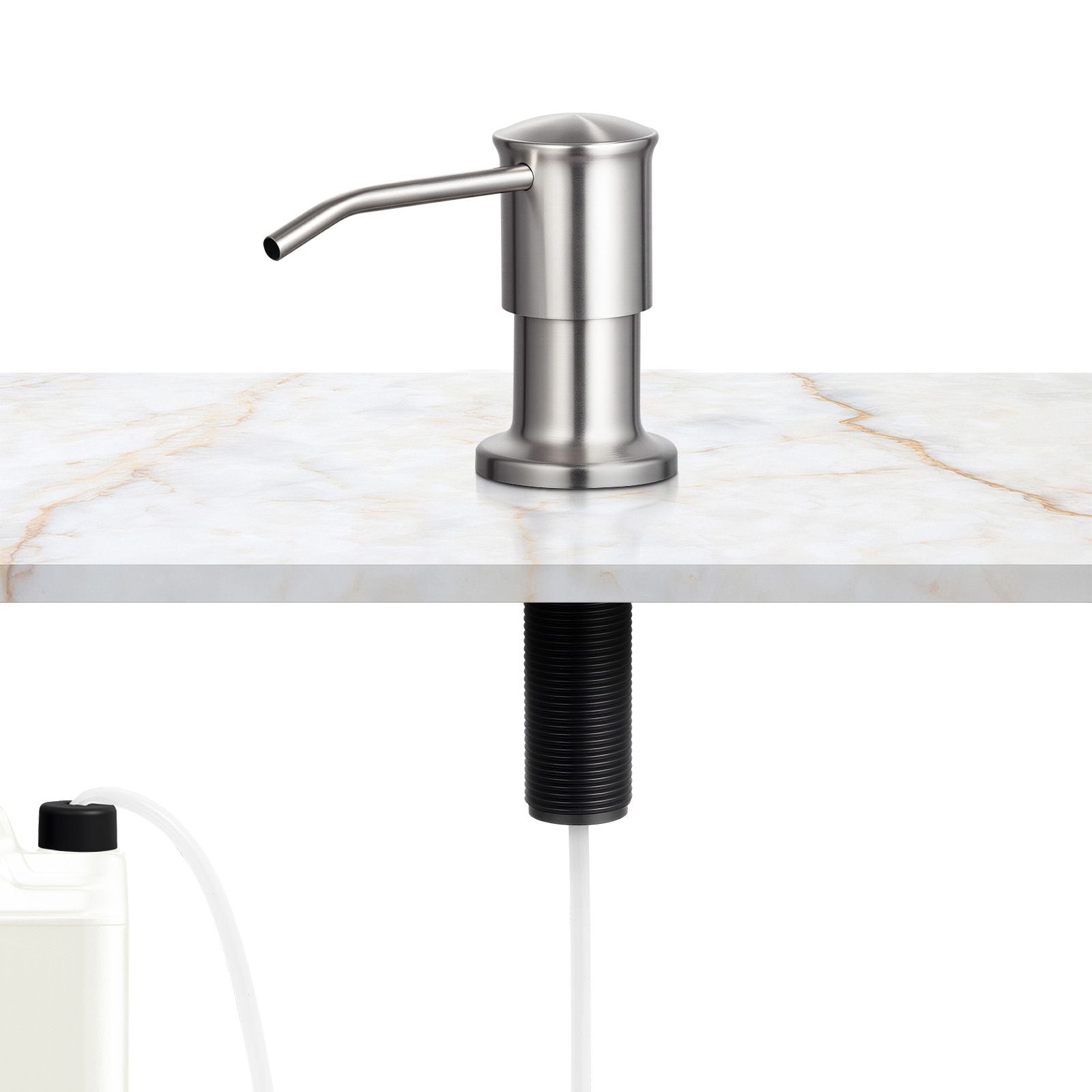 Built-In Sink Soap Dispenser with Extension Tube