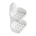 Double Layer Soap Holder with Strong Suction – Drill-Free Wall Mount for Shower