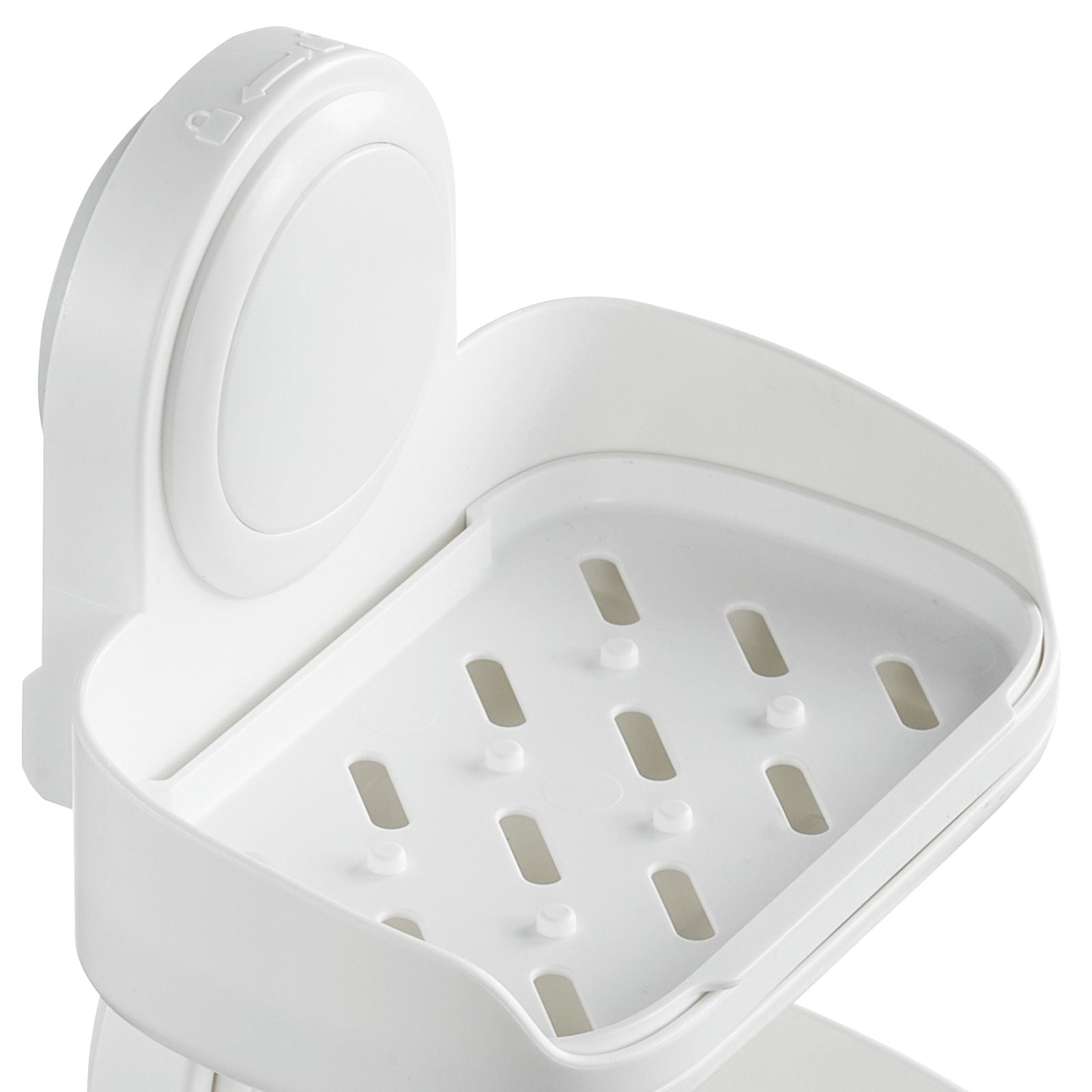 Double Layer Soap Holder with Strong Suction – Drill-Free Wall Mount for Shower