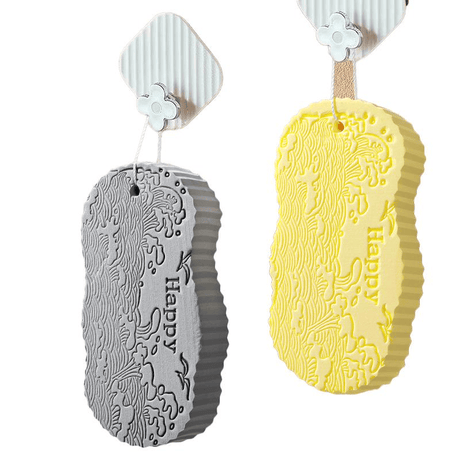 Gentle Daily Cleansing with a Soft Exfoliating Sponge