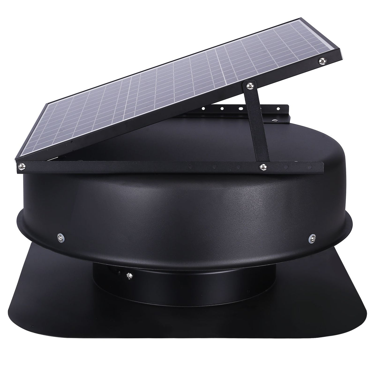 Solar Attic Fan with MPPT, 2800 CFM, Smart Temp Control