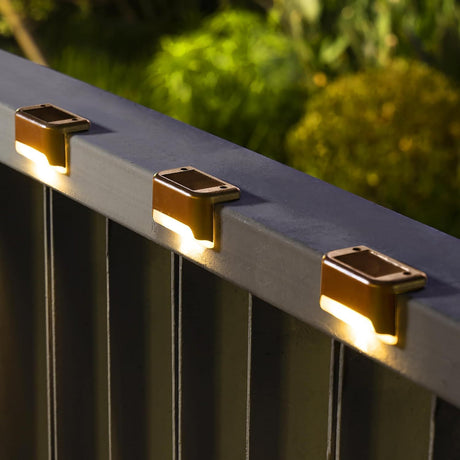 Warm White Solar Lights for Steps and Decks