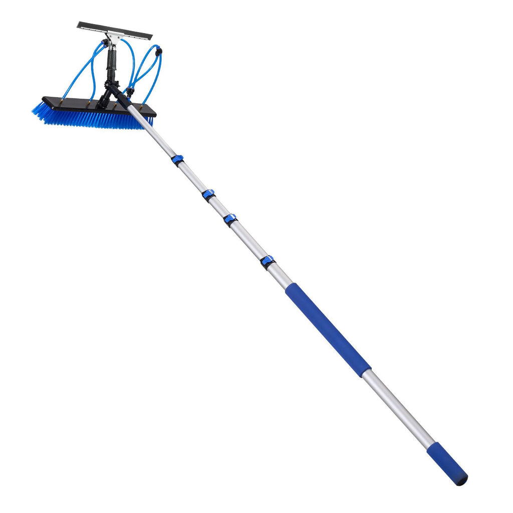 Water-Fed Solar Panel Cleaning Kit with Rotating Brush