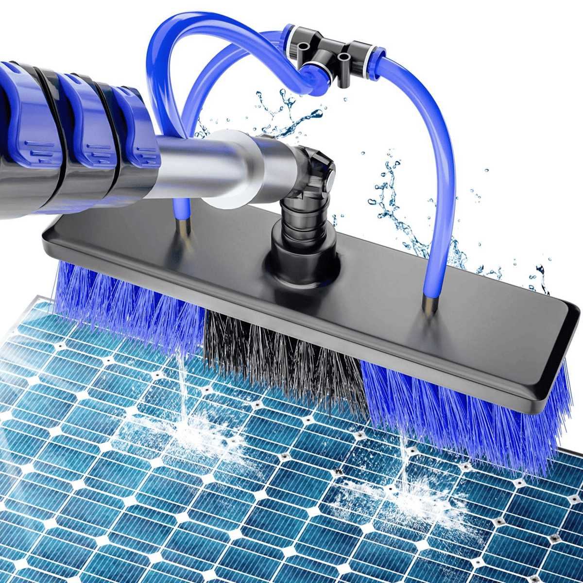 Adjustable Solar Panel and Window Cleaning Kit