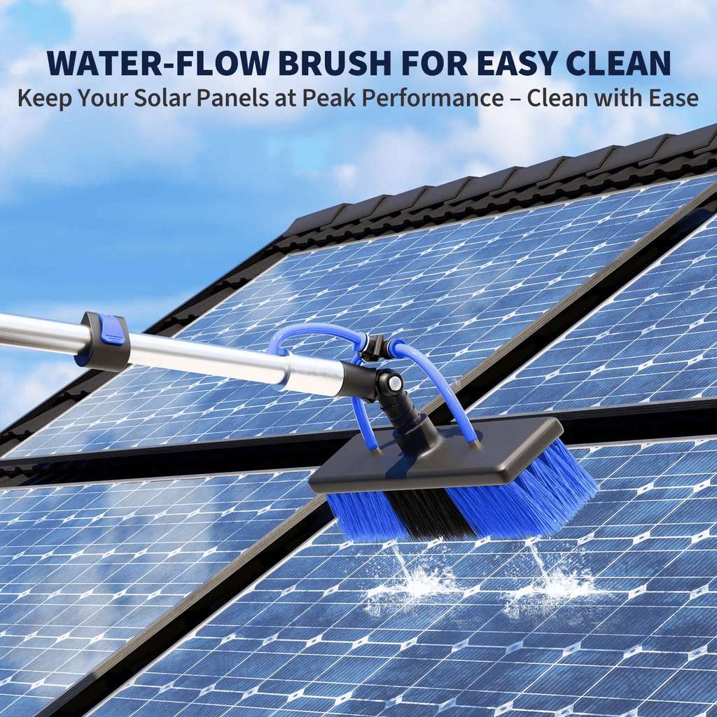 Adjustable Solar Panel and Window Cleaning Kit