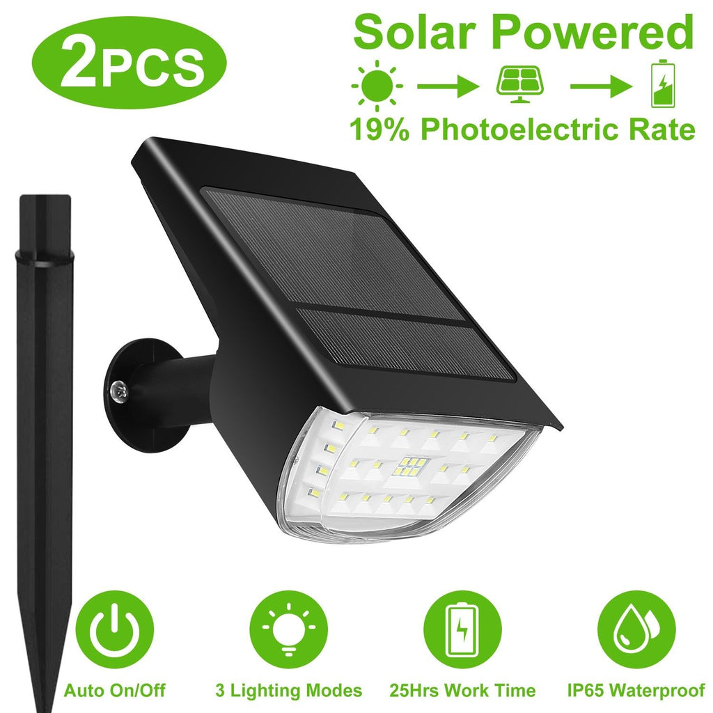 Solar Landscape Spotlight with Automatic Night Lighting