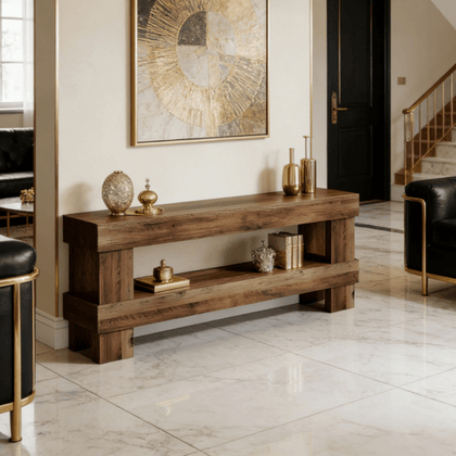 Solid Bench for Home Organization
