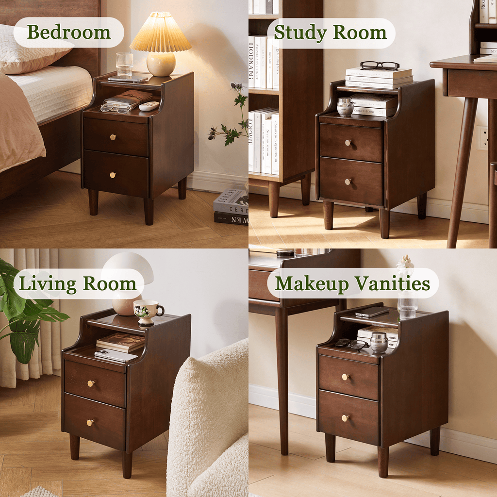 Bedside Storage with Quiet, Thoughtful Details