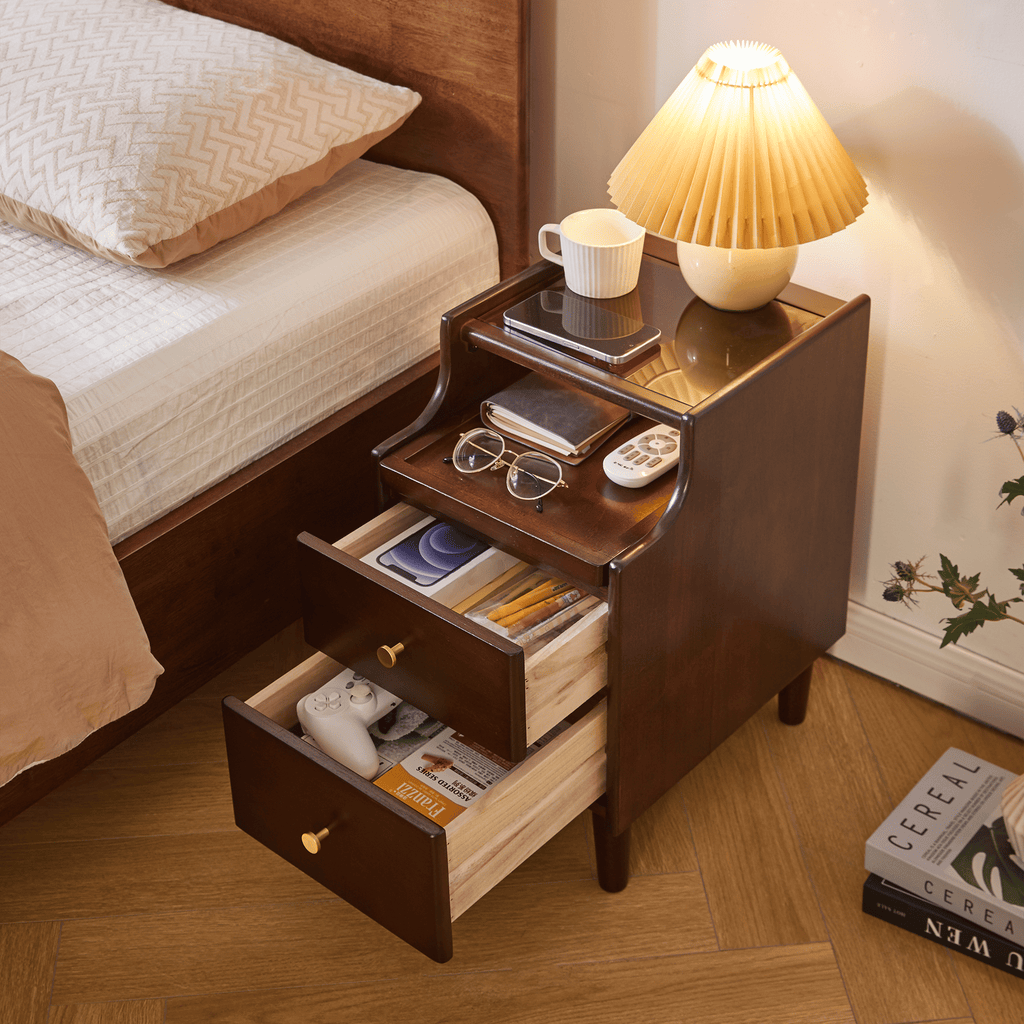 Bedside Storage with Quiet, Thoughtful Details