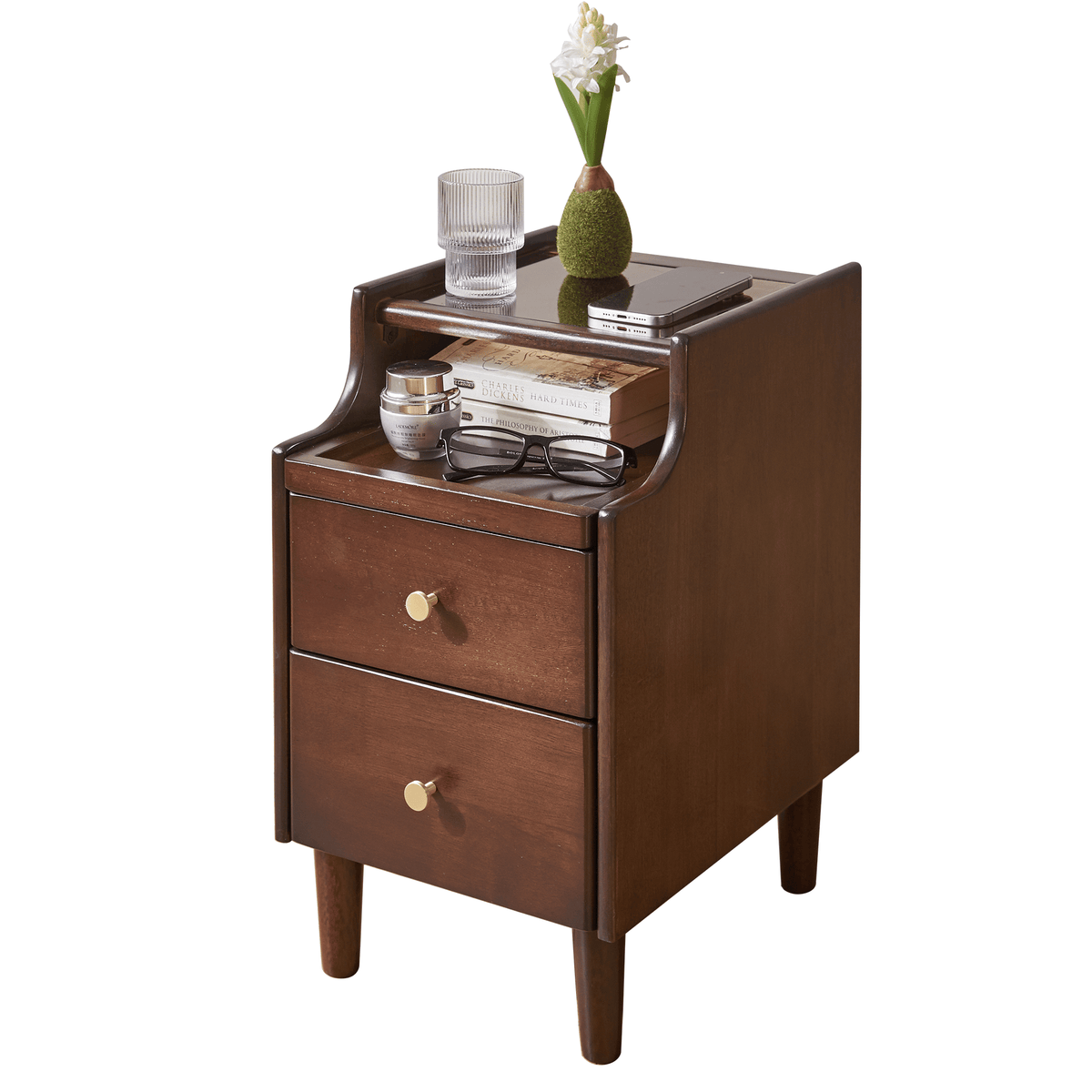 Bedside Storage with Quiet, Thoughtful Details