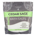 Cedar Sage Bath Salts with Dead Sea Salt and Essential Oils