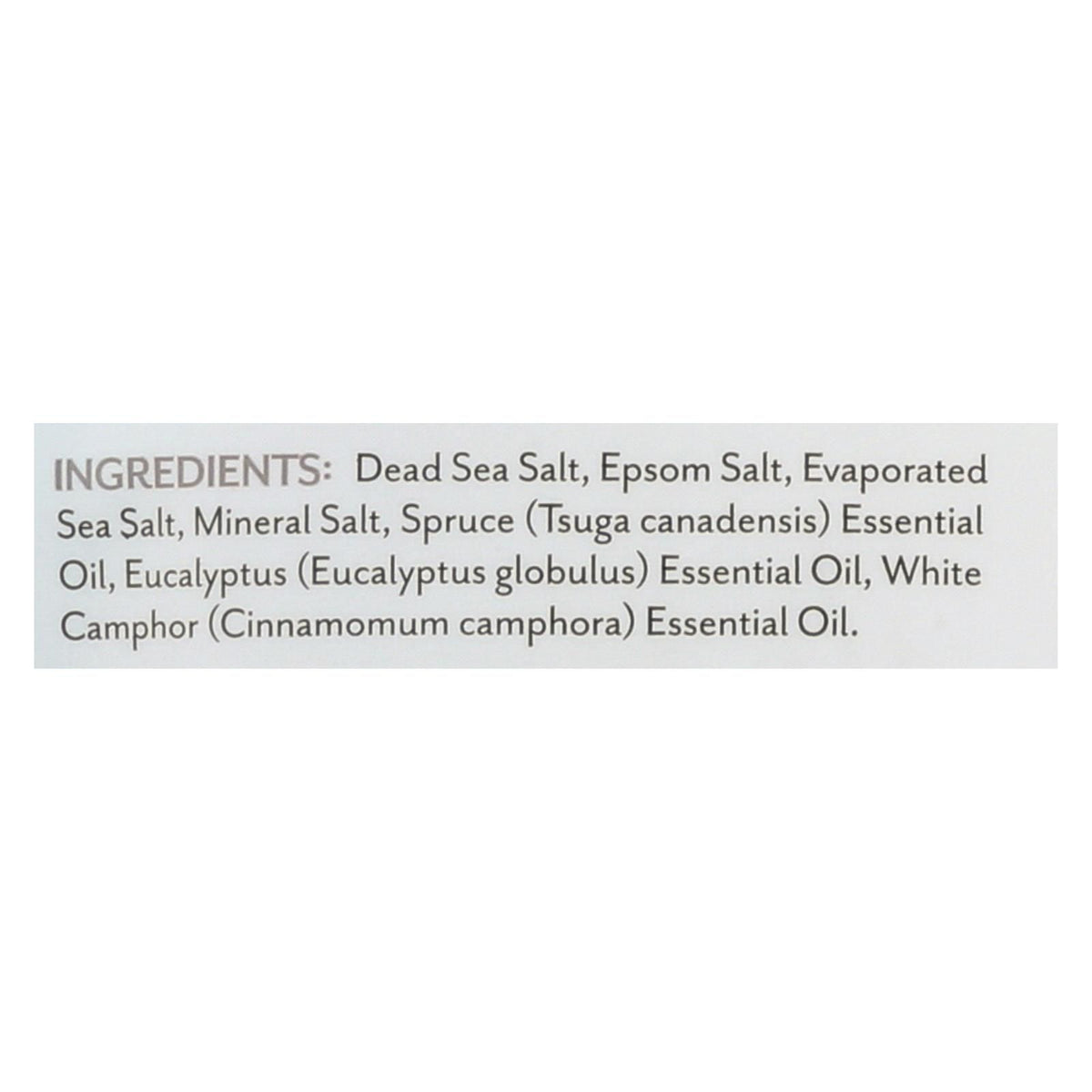 Soothing Touch Eucalyptus Spruce Bath Salts