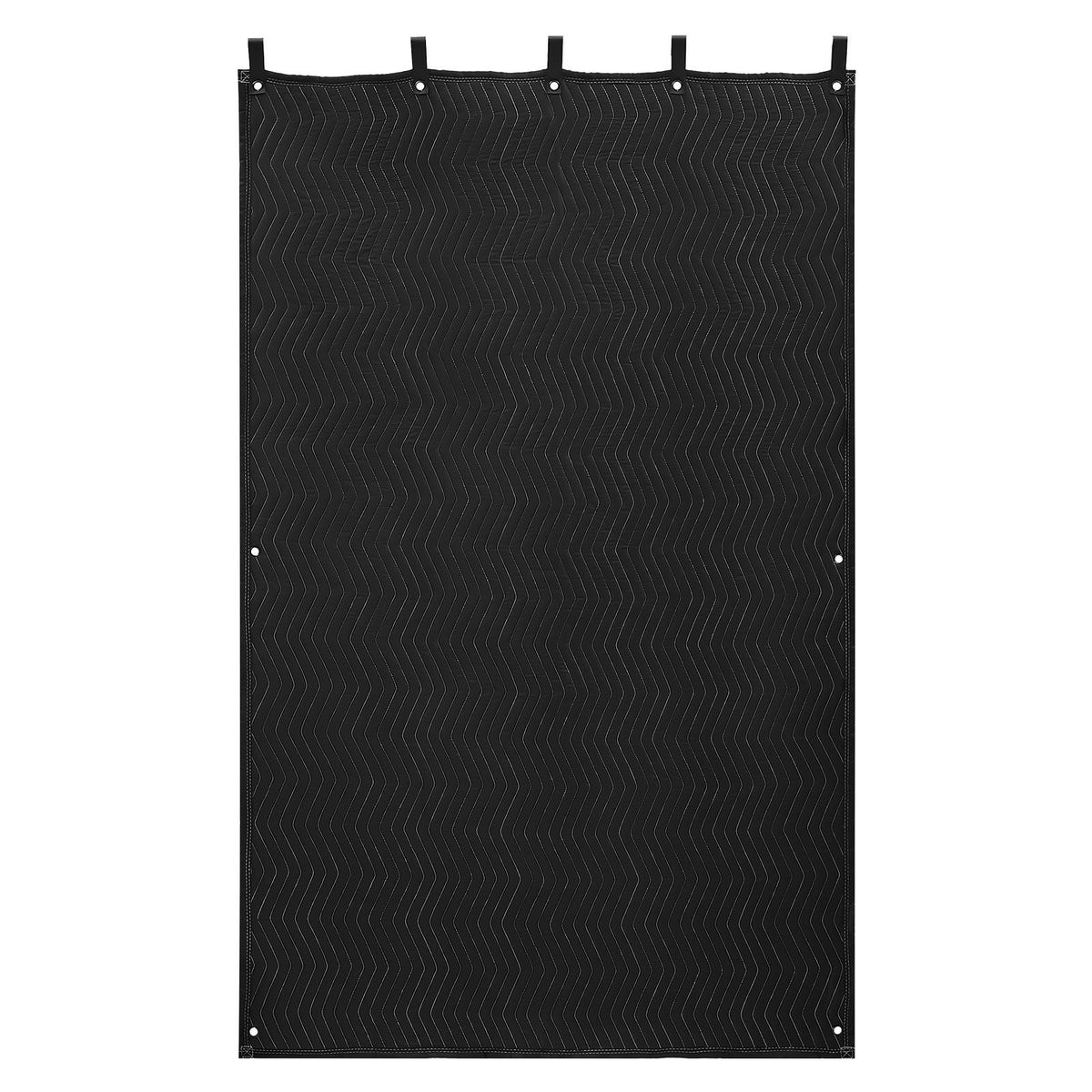 Grommeted Sound-Dampening Blanket for Recording Spaces