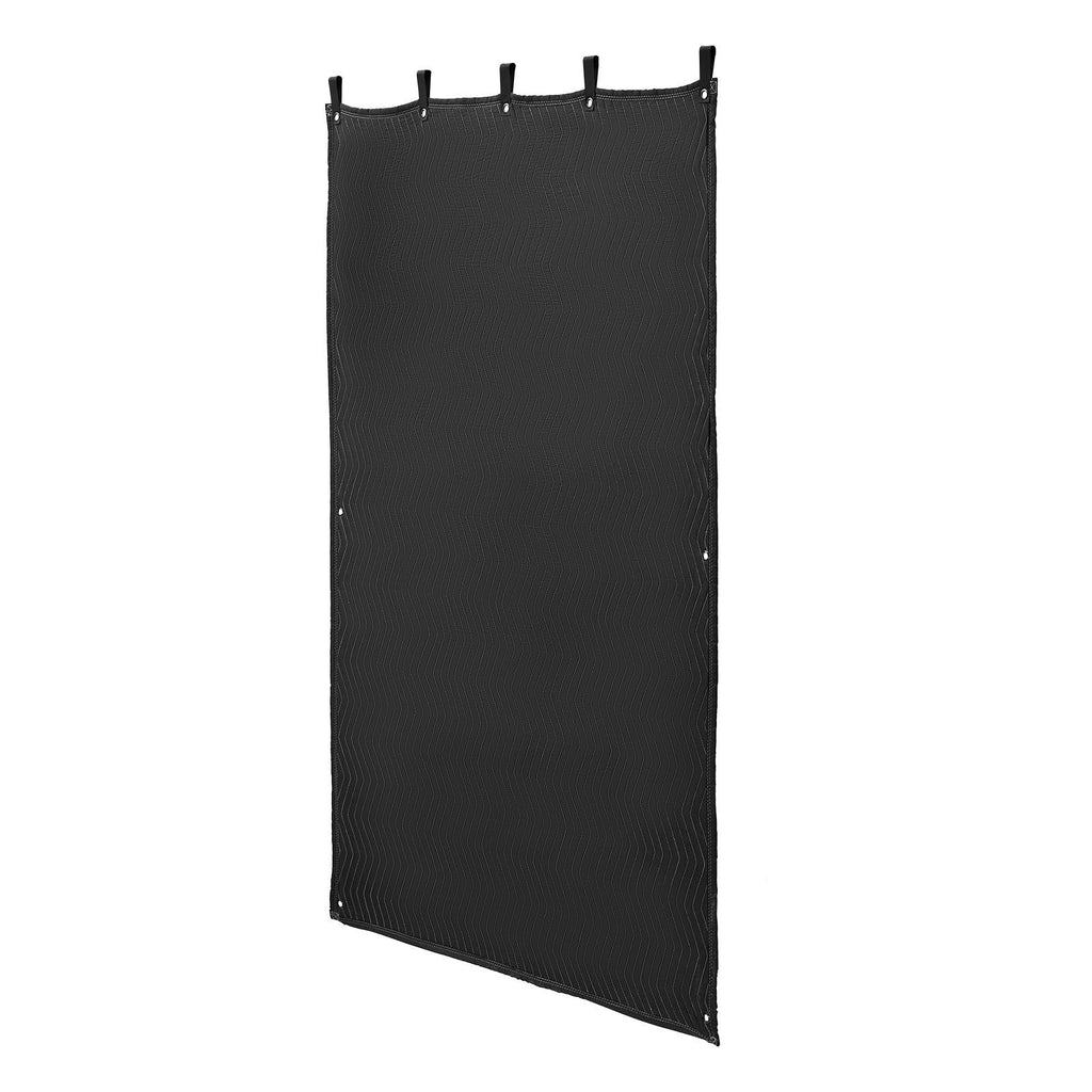 Grommeted Sound-Dampening Blanket for Recording Spaces