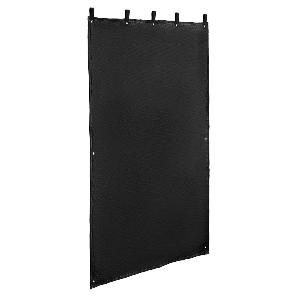 Grommeted Sound-Dampening Blanket for Recording Spaces