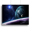 Space Planets Canvas Wall Art