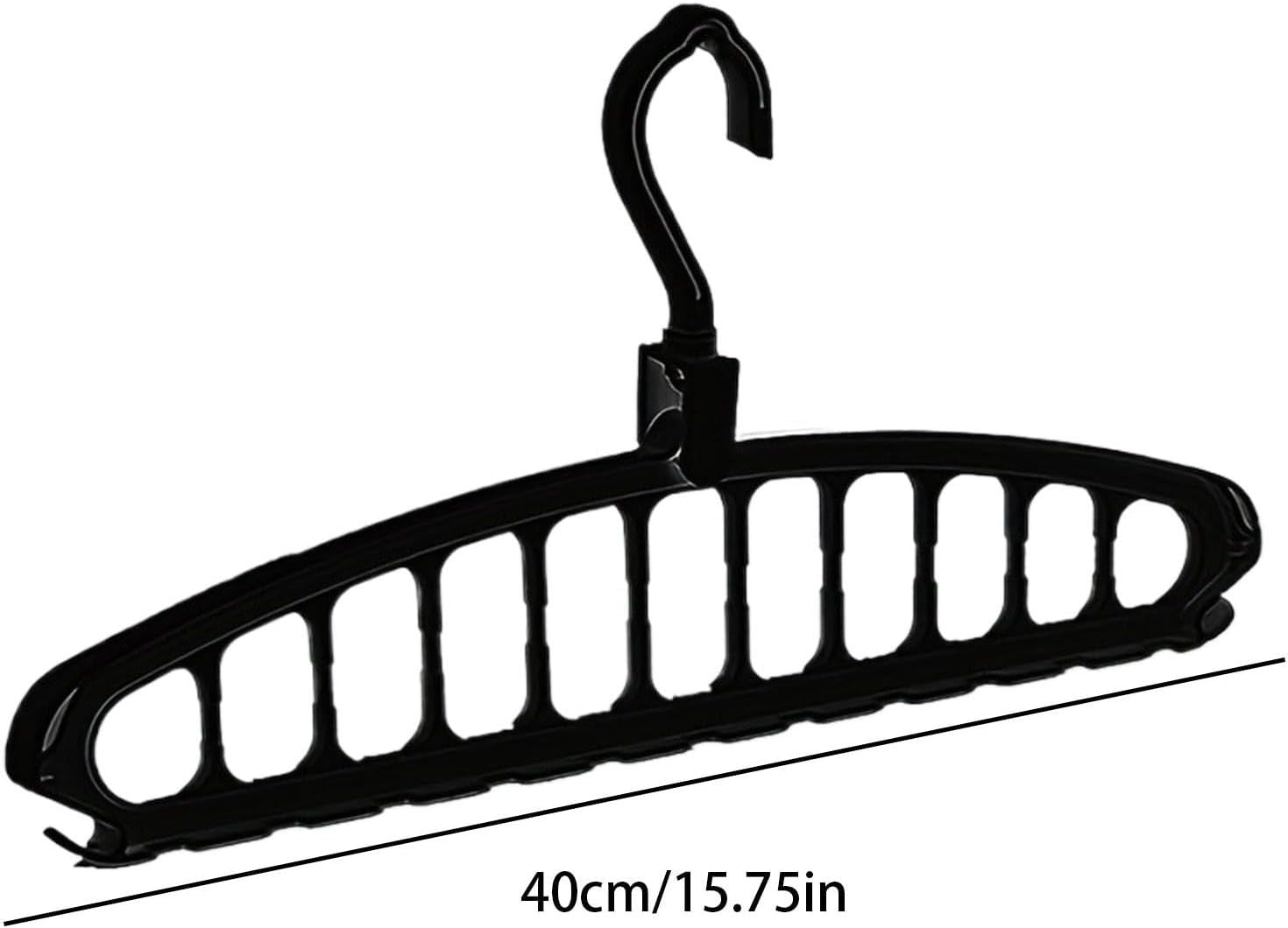 Space Saving Hangers, Clothes Hangers, 11 Holes Sturdy Hanger Clothes Organizer, Wardrobe Storage Ha