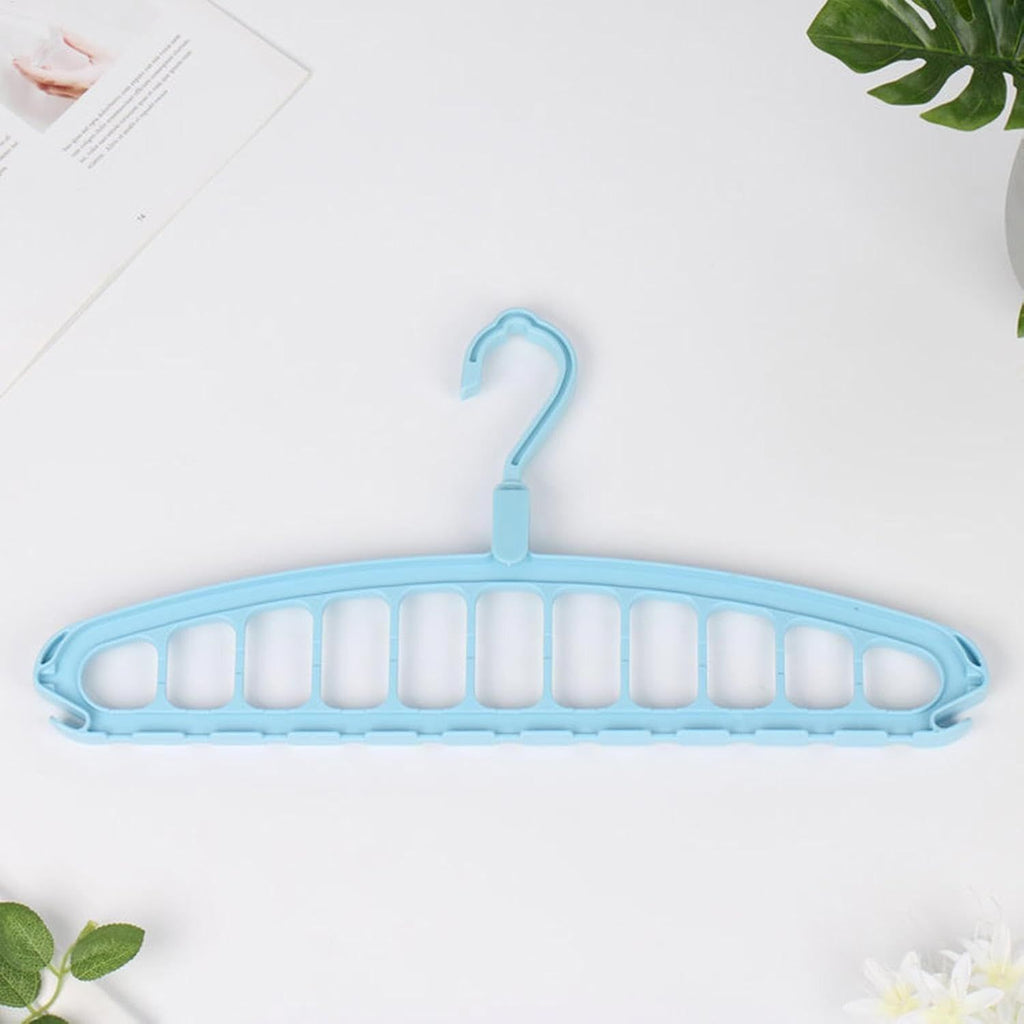 Space Saving Hangers, Clothes Hangers, 11 Holes Sturdy Hanger Clothes Organizer, Wardrobe Storage Ha