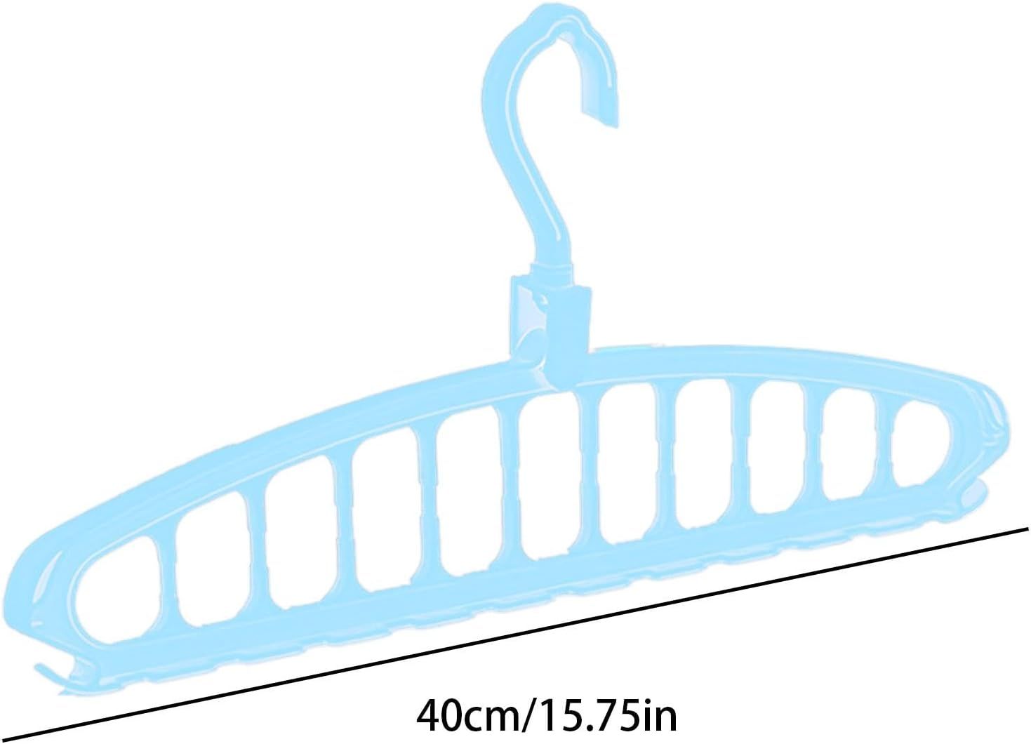 Space Saving Hangers, Clothes Hangers, 11 Holes Sturdy Hanger Clothes Organizer, Wardrobe Storage Ha