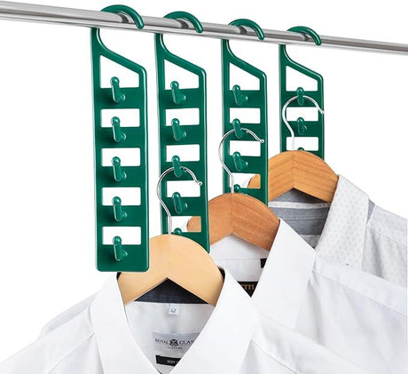 Space-Saving Clothes Hangers for Shirts, Pants, Jeans, and Sweaters