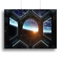 Space Ship Window Art for an Imaginative View