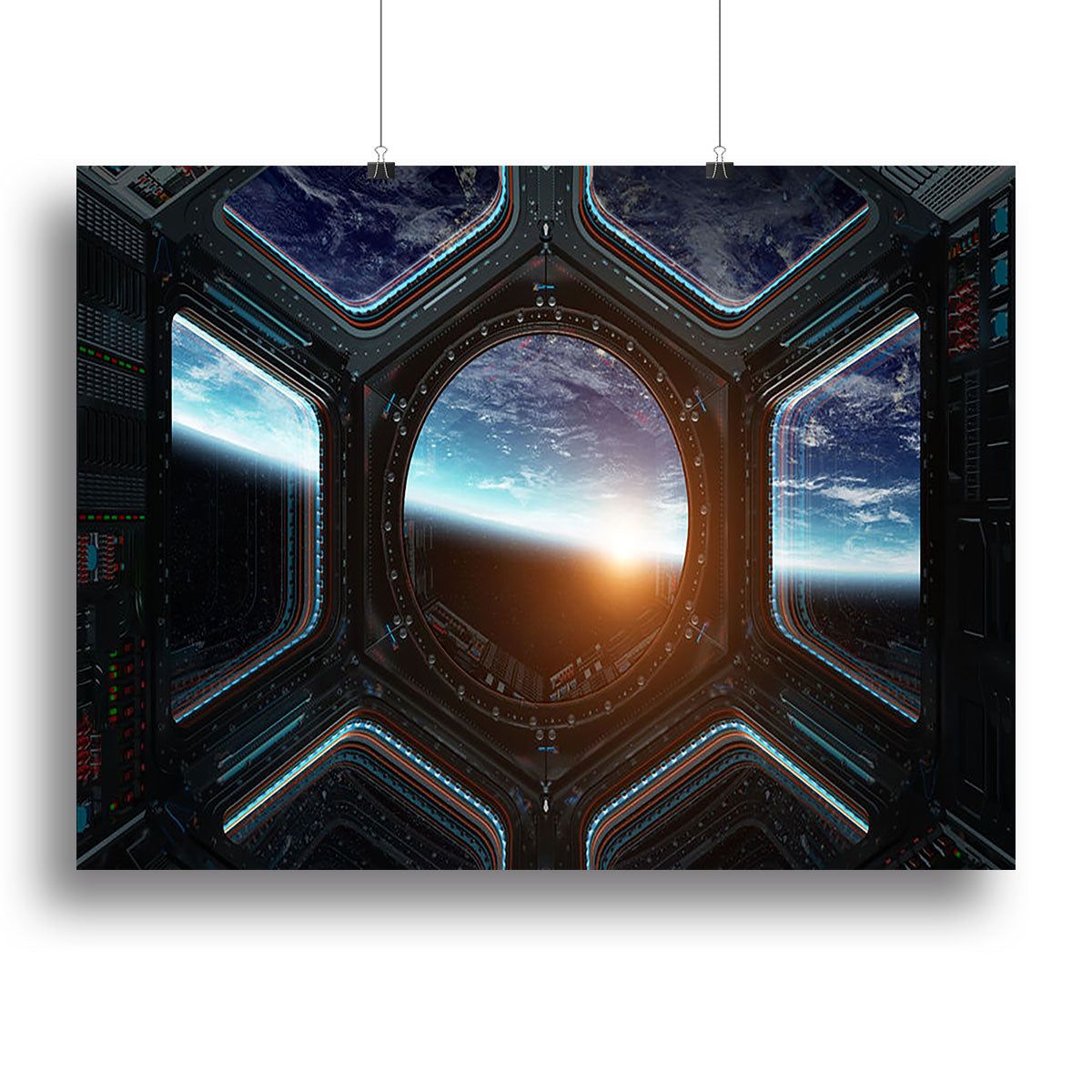 Space Ship Window Art for an Imaginative View