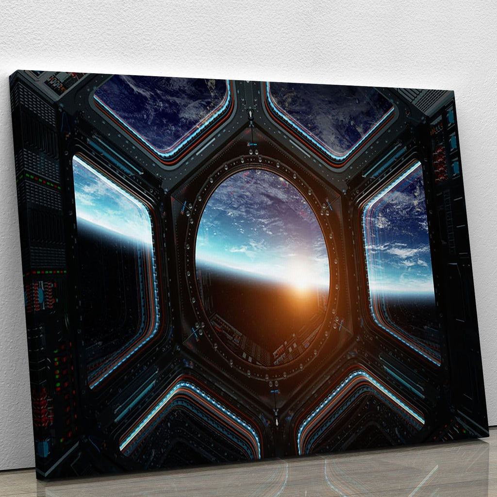 Space Ship Window Art for an Imaginative View