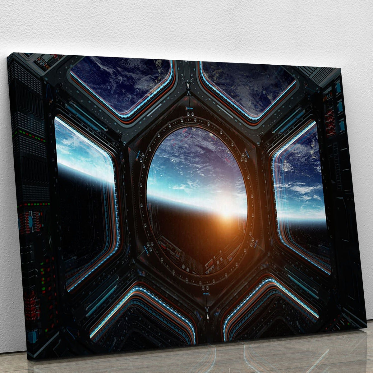 Space Ship Window Art for an Imaginative View