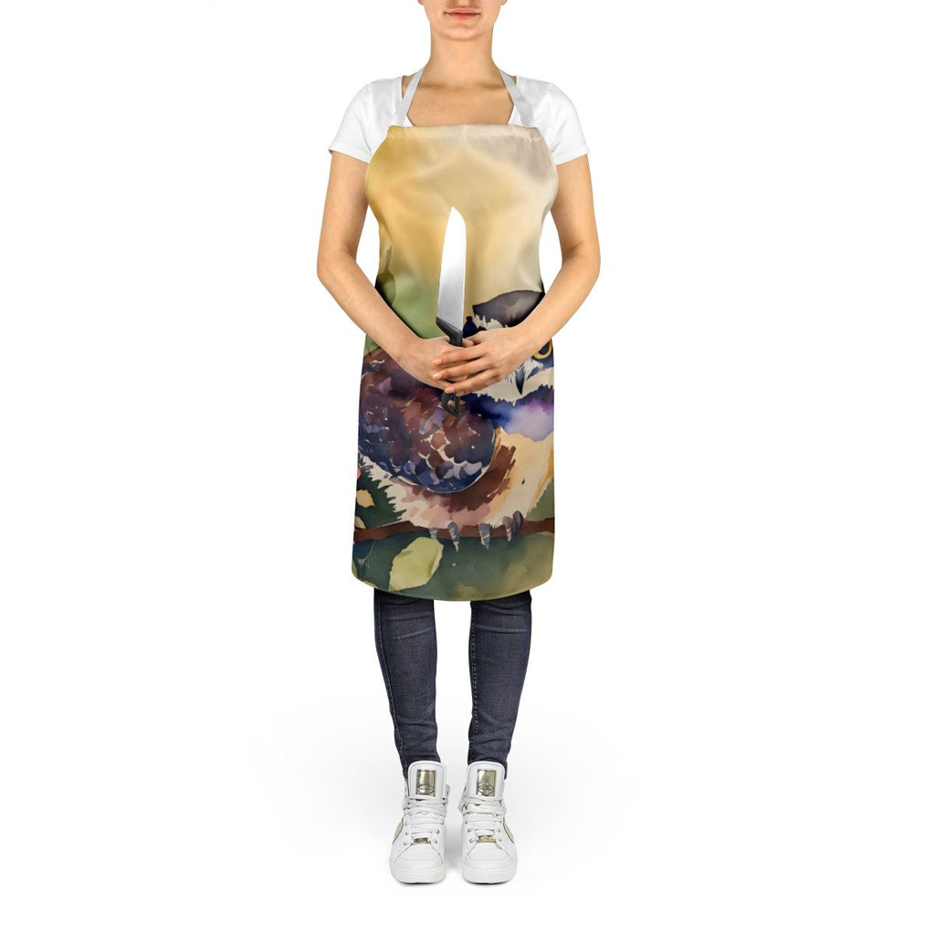 Spectacled Owl Full-Color Bib Apron