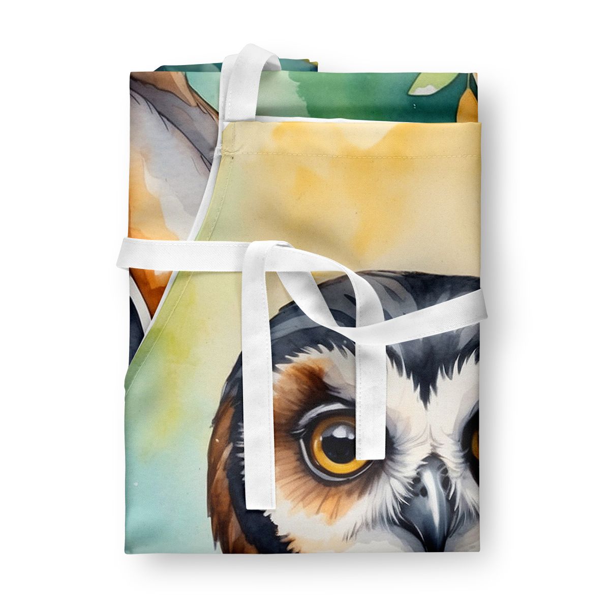 Spectacled Owl Art Bib Apron