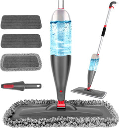 Spray Mop for Wet and Dry Cleaning on Hardwood, Laminate, Ceramic, and Tile Floors