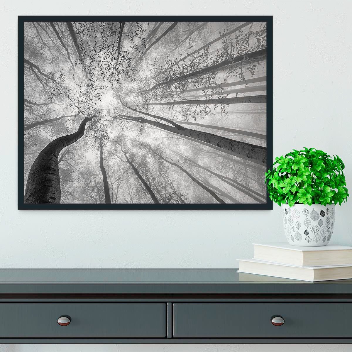 Spring Crown of Trees Framed Wall Art