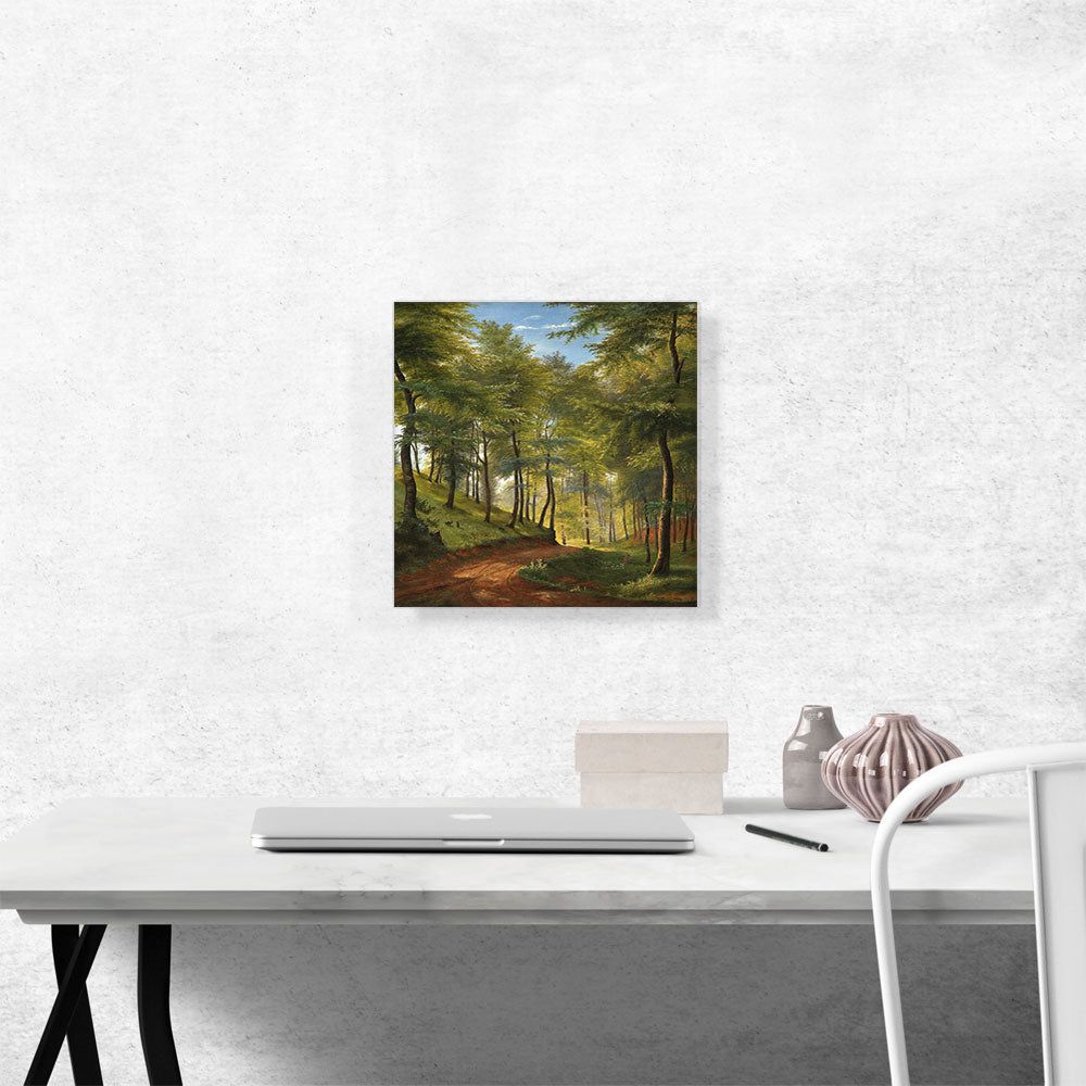 Spring Day In a Beech Forest Canvas Art
