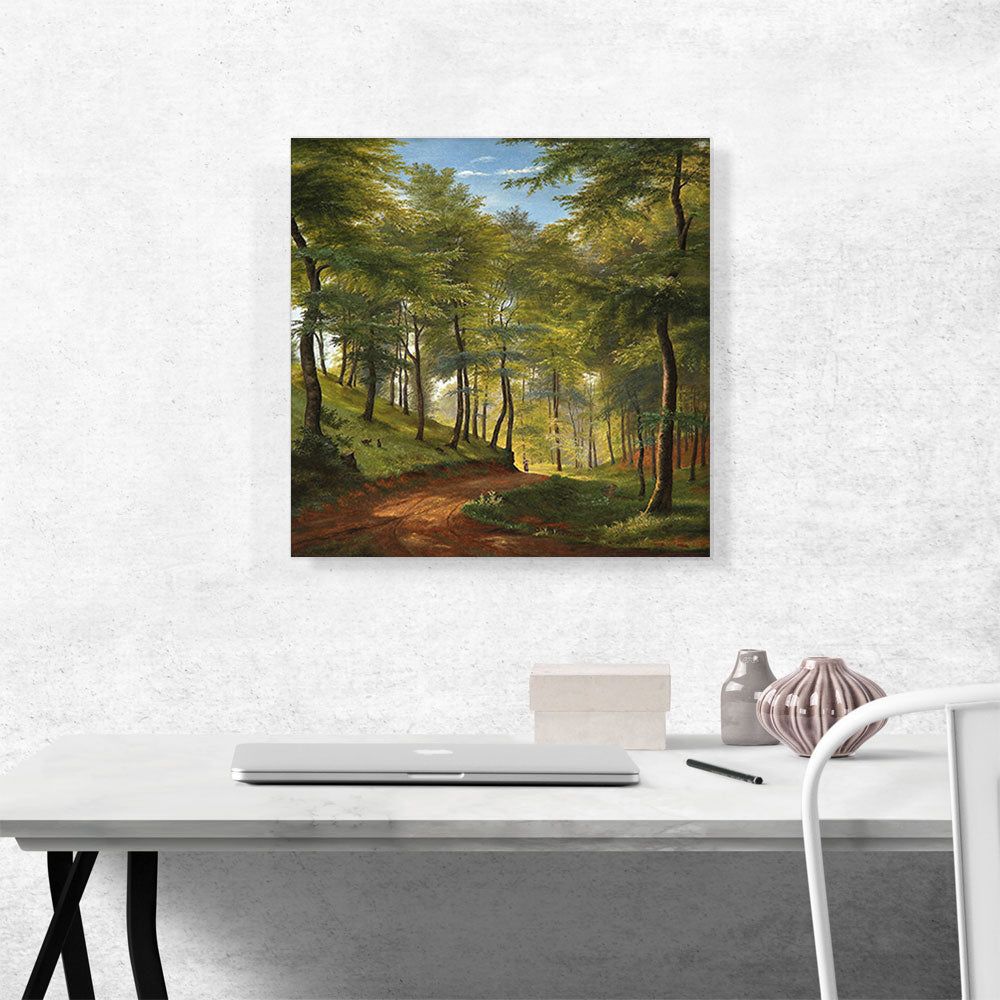 Spring Day In a Beech Forest Canvas Art
