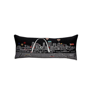 Embroidered St. Louis Landmark Pillow