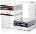 Stackable Clear Plastic CD Organizer – American Made with Rubber