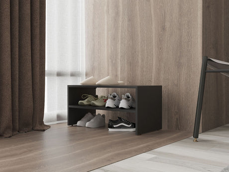Stackable Shoe Rack Howard – Compact Two-Shelf Storage Unit