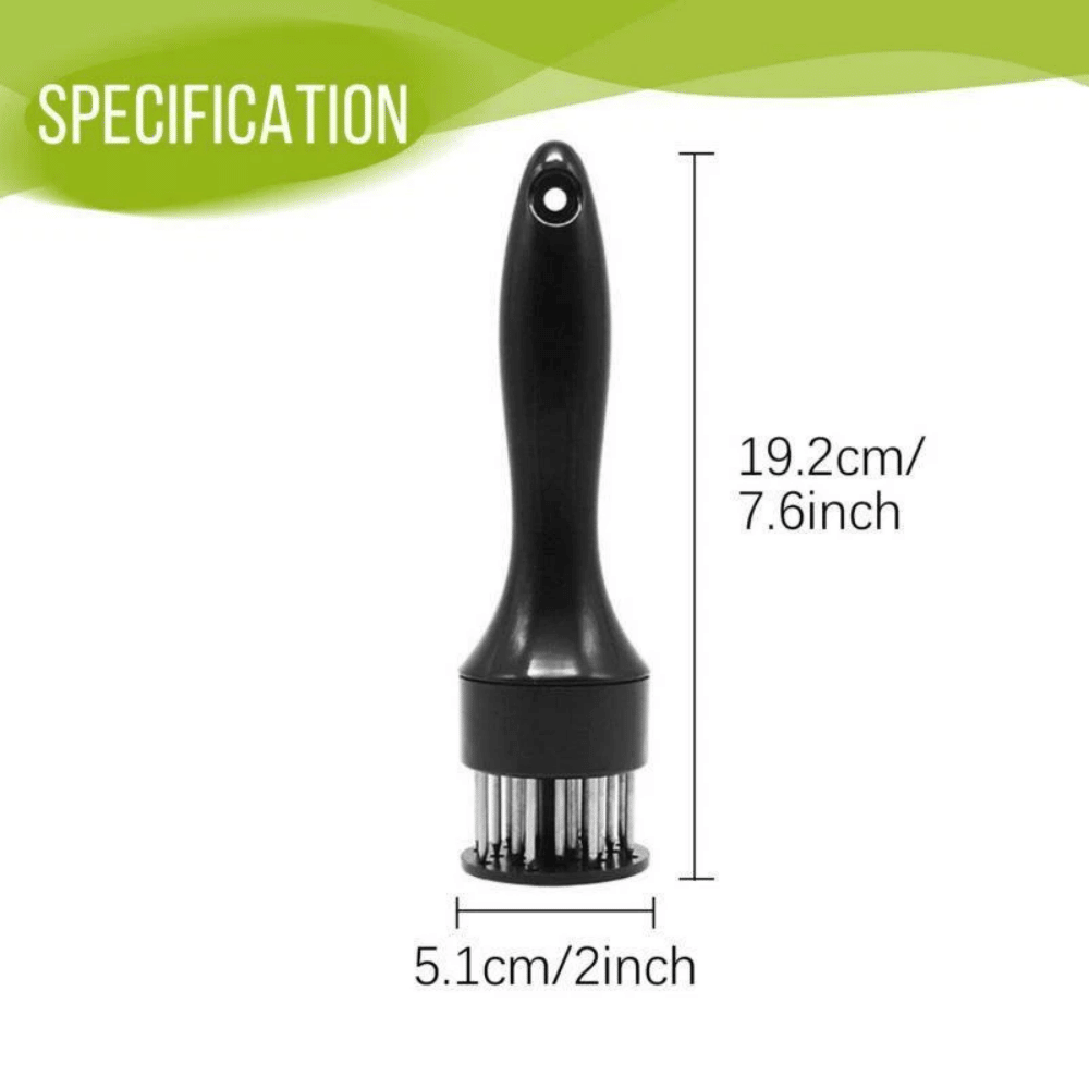 Hand-Press Meat Tenderizer for Marinating and Prep