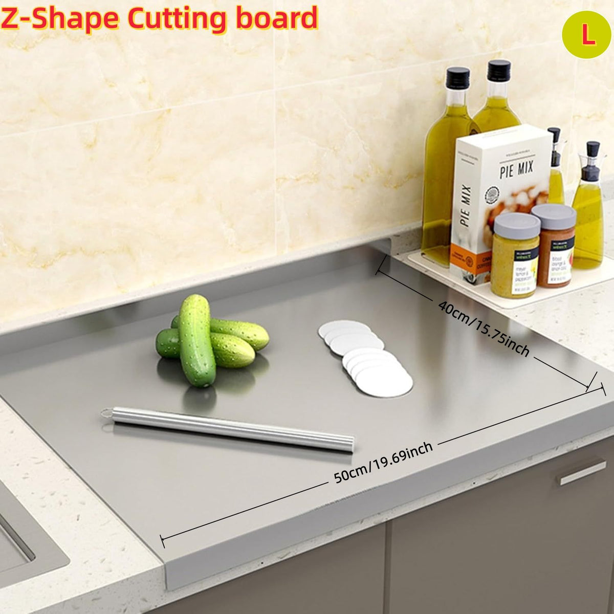 A Multi-Tasking Cutting Board for Prep, Baking, and Serving