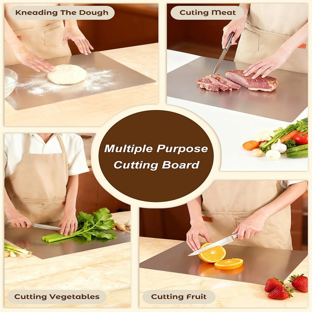 A Multi-Tasking Cutting Board for Prep, Baking, and Serving