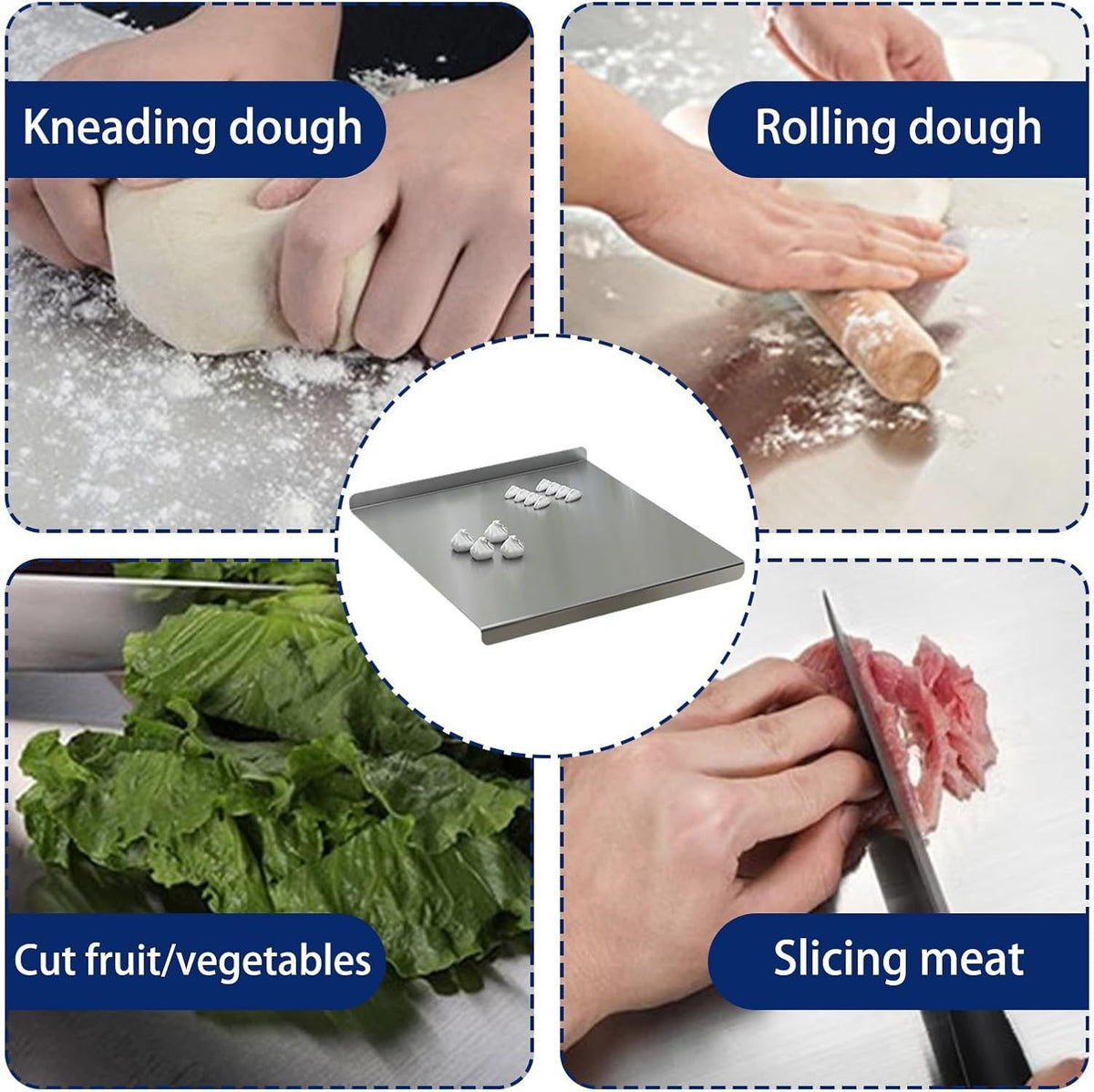 A Multi-Tasking Cutting Board for Prep, Baking, and Serving