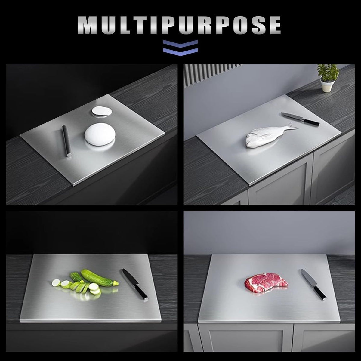 A Multi-Tasking Cutting Board for Prep, Baking, and Serving