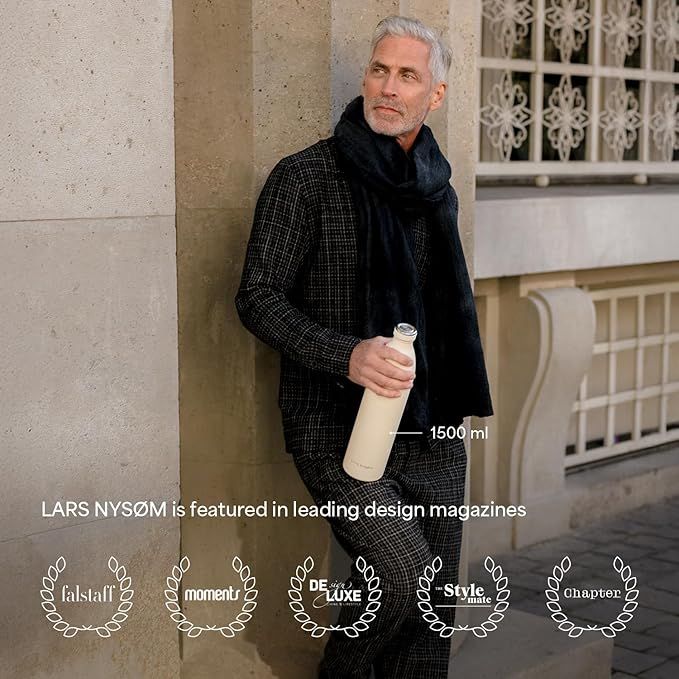 Carbon Black Insulated Bottle for Hot and Cold Drinks