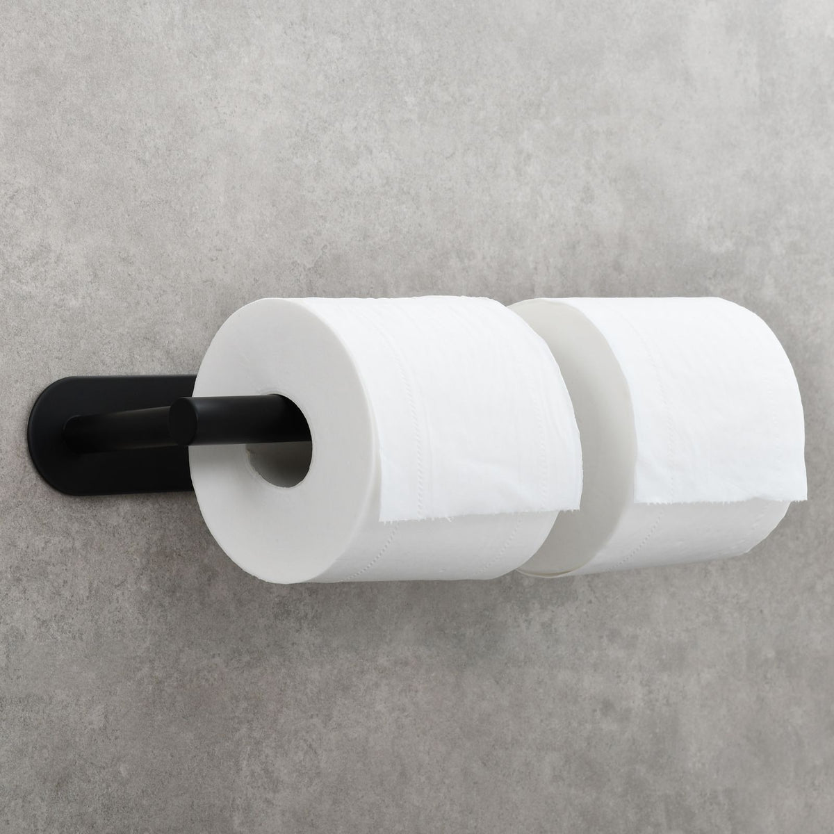 Adhesive Stainless Steel Toilet Paper Holder for 2 Rolls