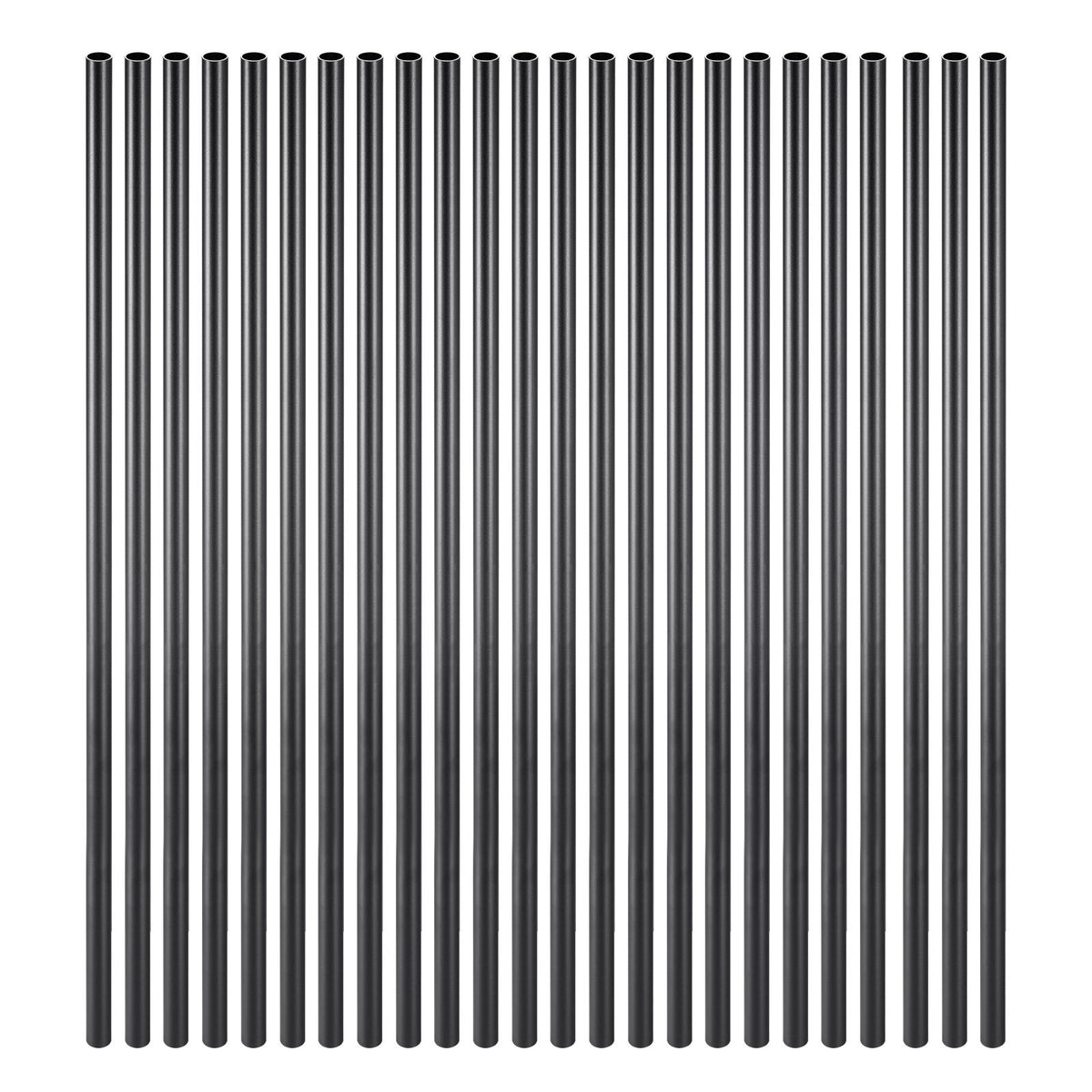 Matte Black Round Balusters for Indoor and Outdoor Railings