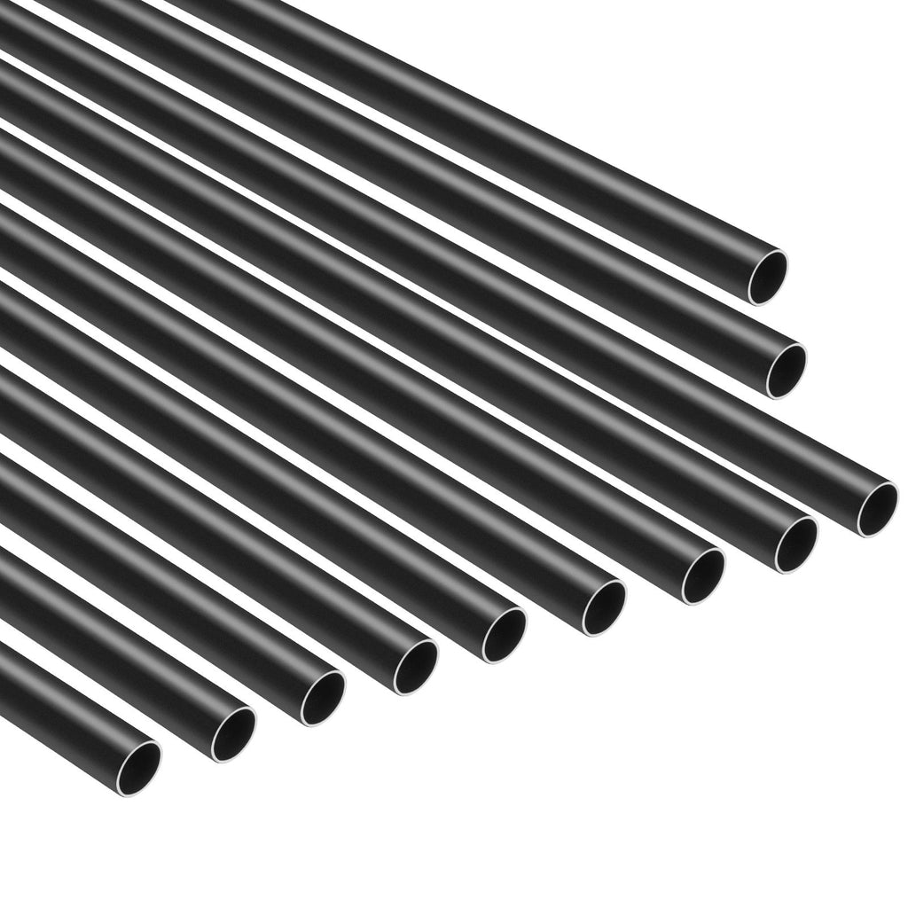 Black Round Stair and Deck Railing Balusters