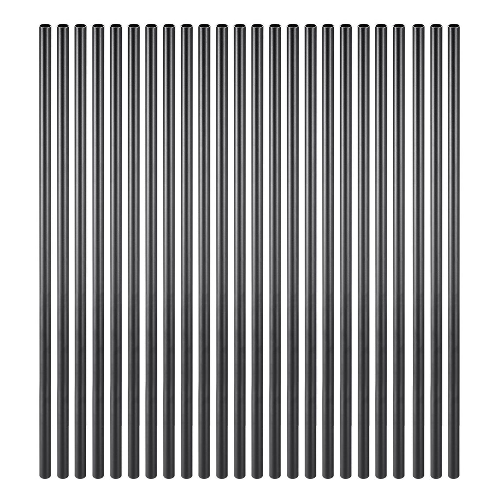 Black Round Stair and Deck Railing Balusters